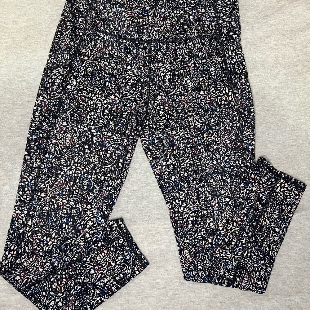 J. Jill High-Rise Leggings with Abstract Pattern